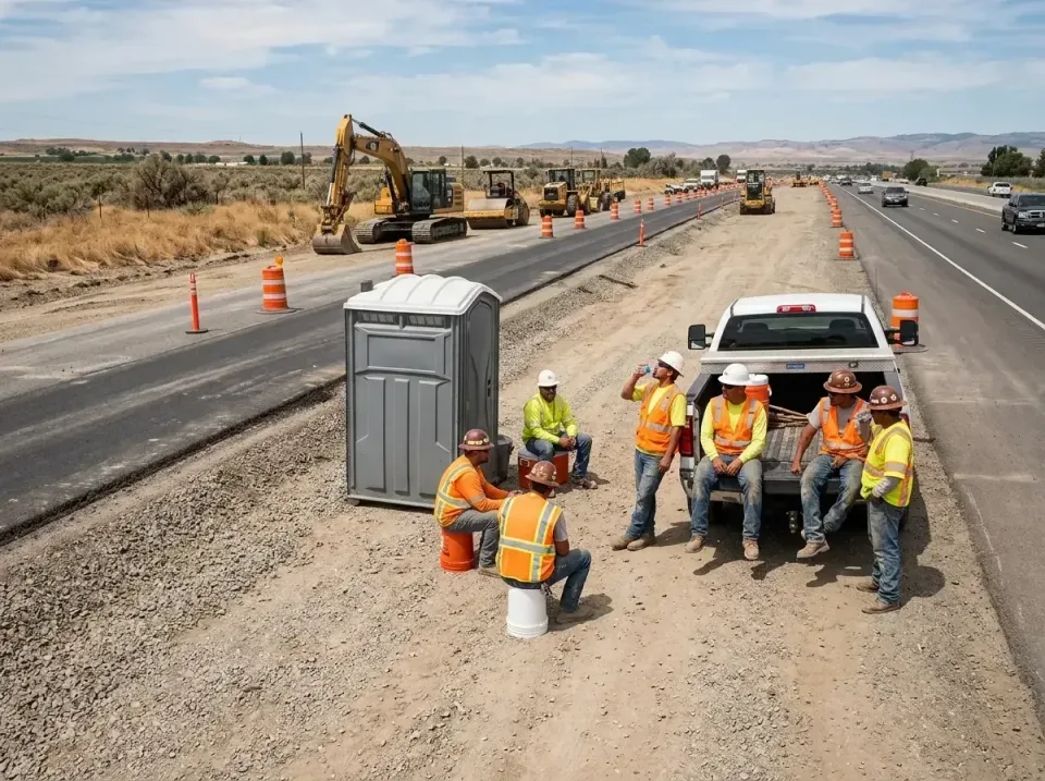 highway-road-construction-crew-007 — frequently asked questions, Porta Potty and Restroom Rentals in Woodburn, VA